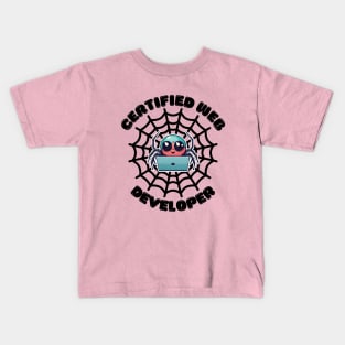 Certified Web Developer Kids T-Shirt